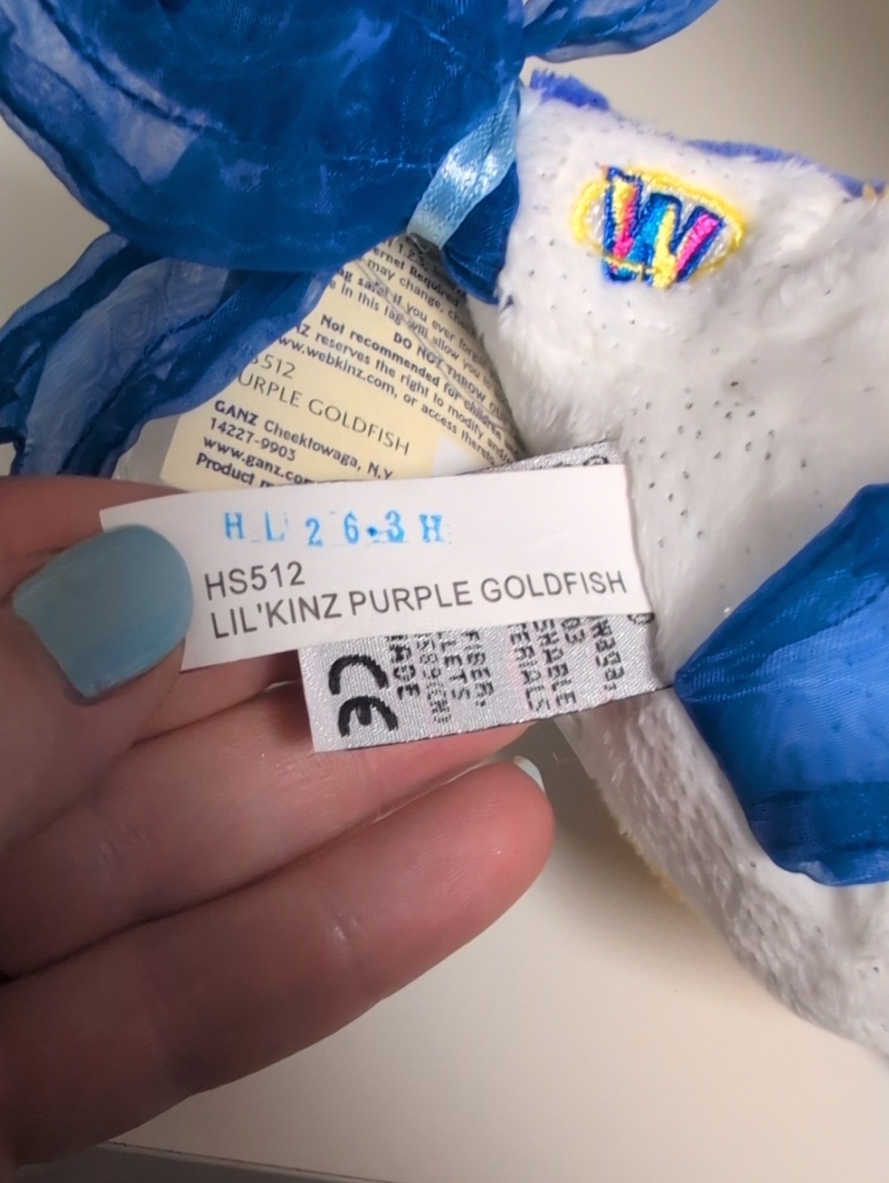 ♥️NWT♥️ Webkinz Lilkinz Purple Goldfish New With Sealed Code Y2k Collectible - Picture 4 of 4